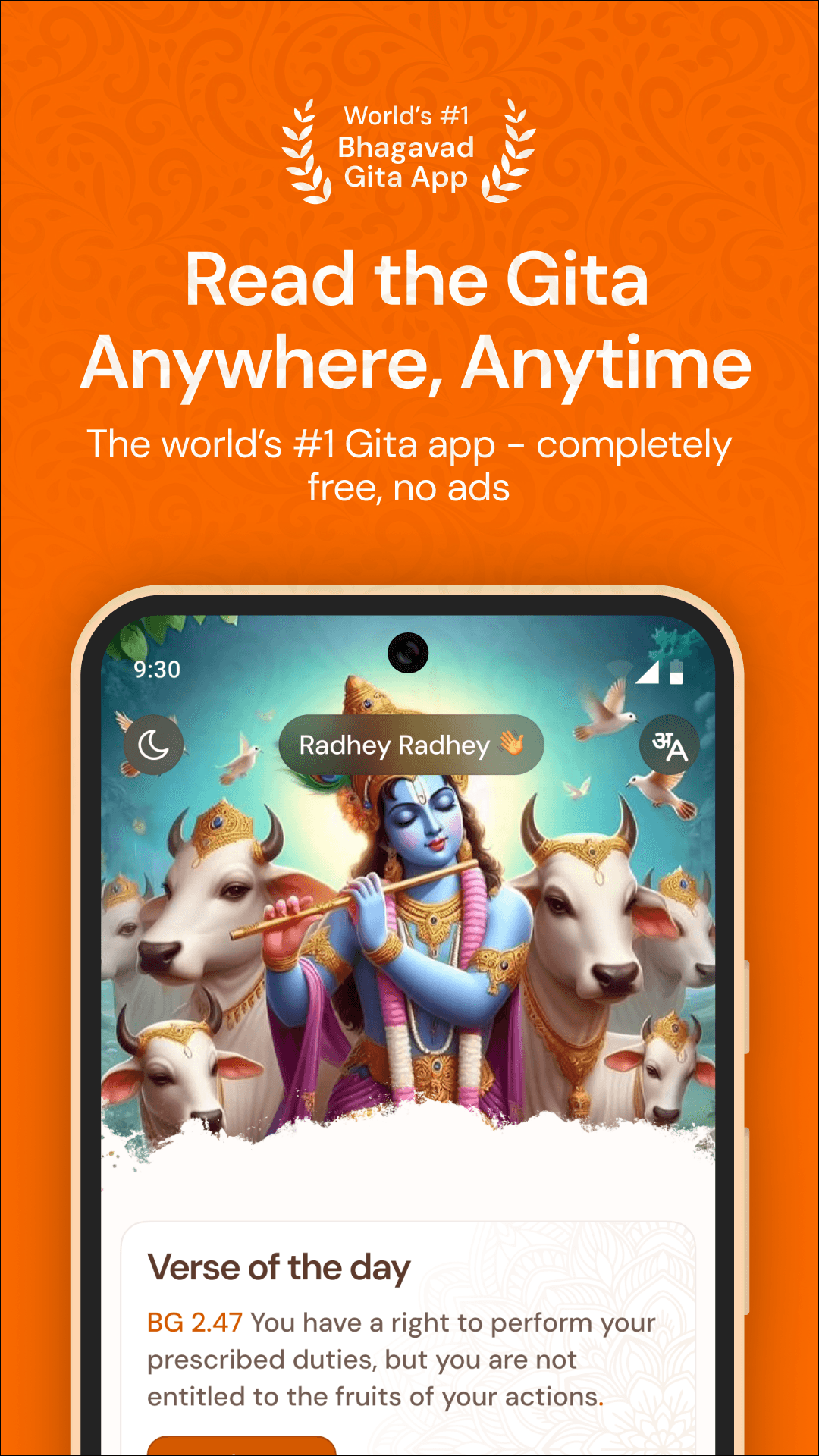 Bhagavad Gita app — live on Google Play