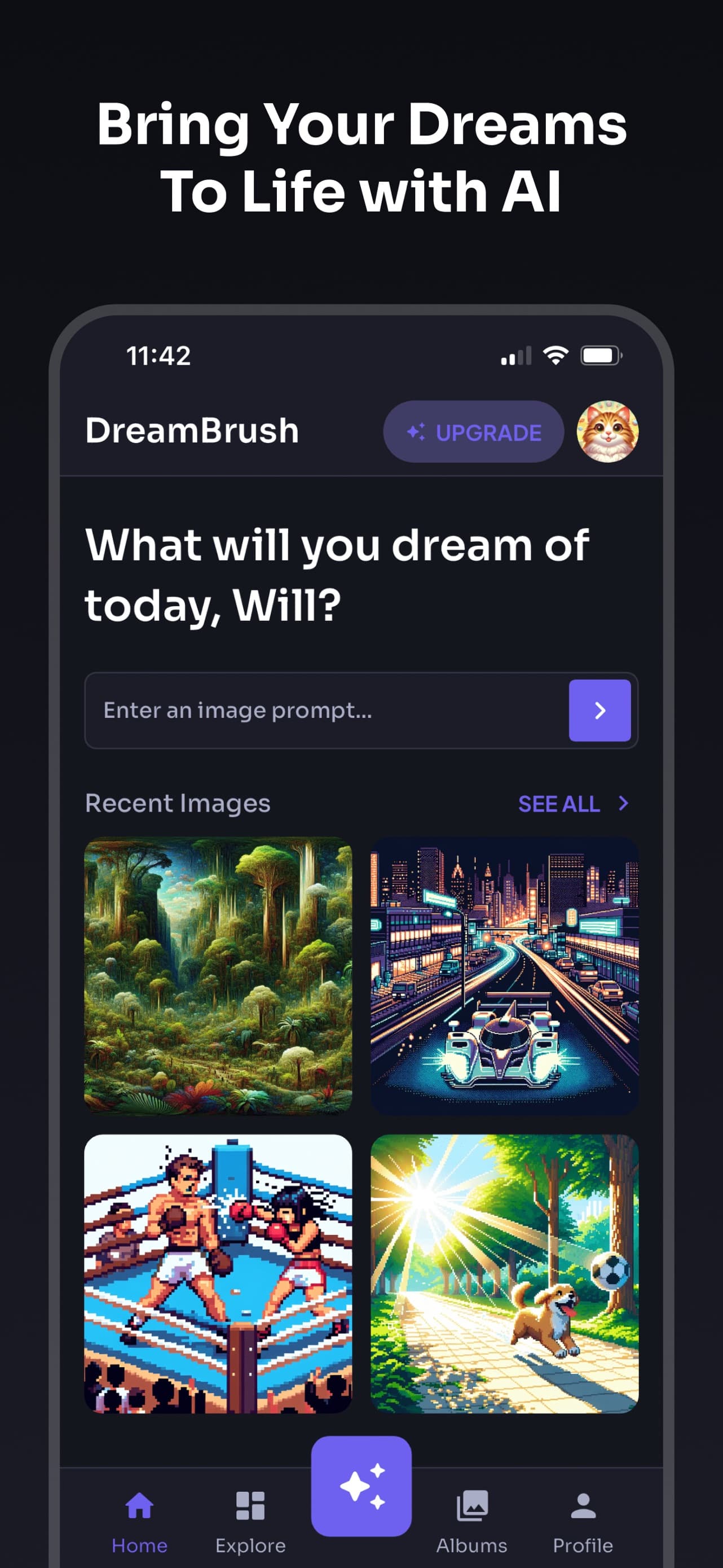 Prompt Canvas app screen